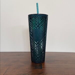 Starbucks Teal Textured Tumbler